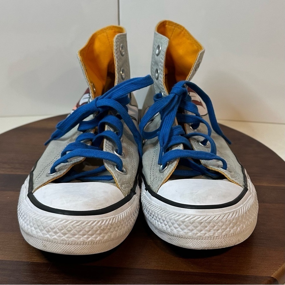 Converse x Looney Tunes Bugs Bunny High Top Sneakers – Gray – Size 8